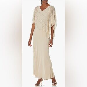 J Kara Women's Capelet Dress